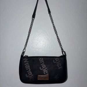 Wrangler Black Chain Strap Clutch